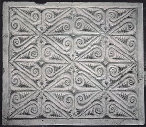 Dettaglio dal presbiterio della Basilica di Saint-Denis da Merovingian